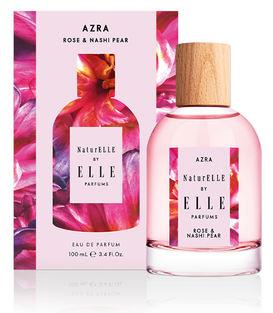 Elle Parfums Azra bottle and box