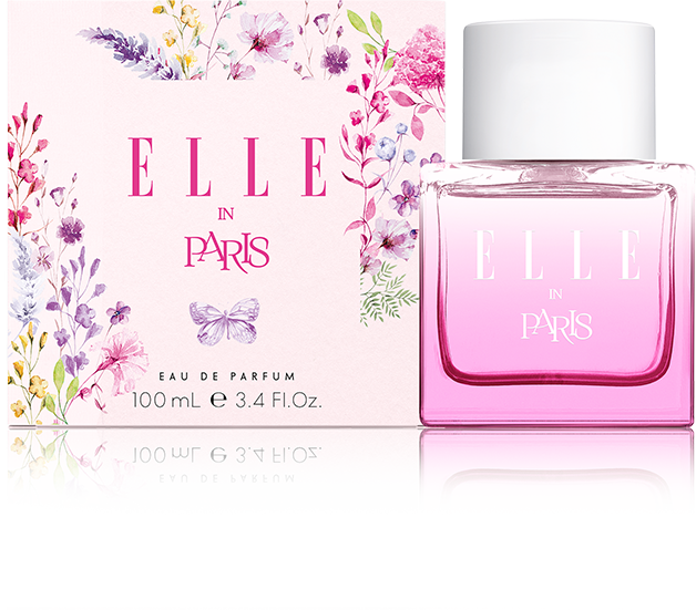 Elle Parfums ELLE in Paris bottle and box