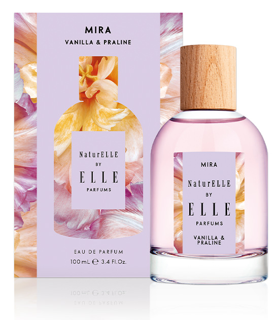 Elle Parfums Mira bottle and box